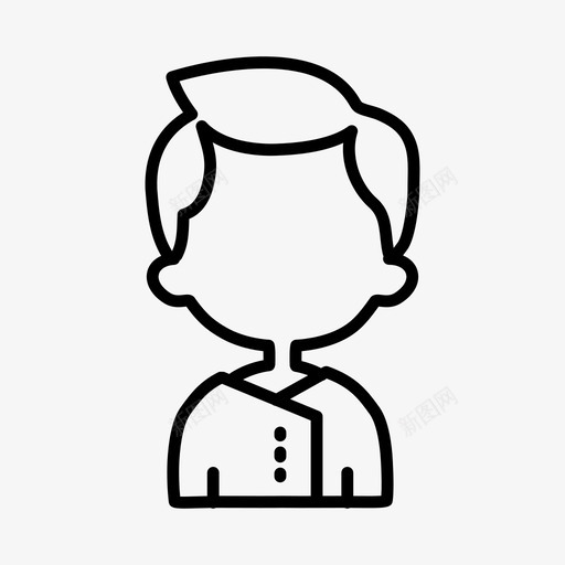 男孩化身孩子图标svg_新图网 https://ixintu.com 个人资料 化身 孩子 男人 男孩