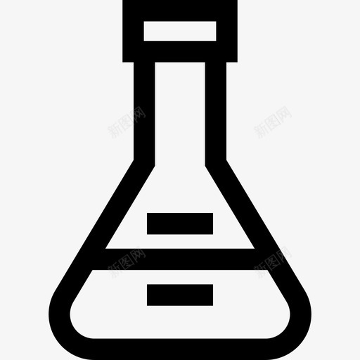 烧瓶医用23线性图标svg_新图网 https://ixintu.com 医用23 烧瓶 线性