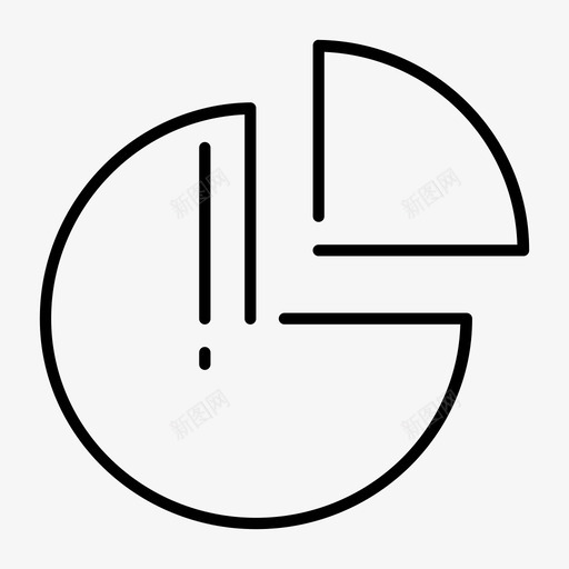 饼图图表市场图标svg_新图网 https://ixintu.com 图表 市场 饼图