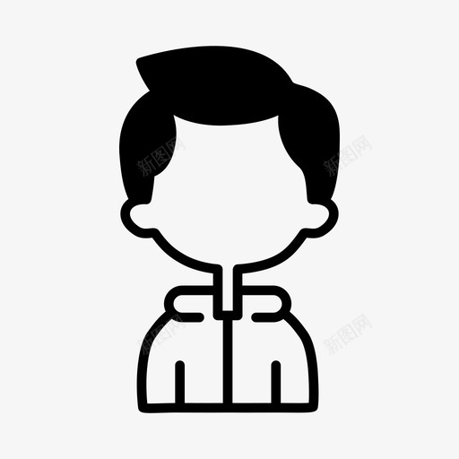 孩子阿凡达男图标svg_新图网 https://ixintu.com 头像不好 孩子 男 简介 阿凡达