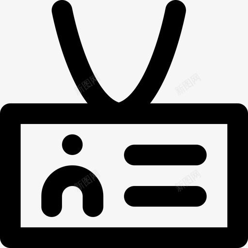 新闻卡媒体概要图标svg_新图网 https://ixintu.com 媒体概要 新闻卡