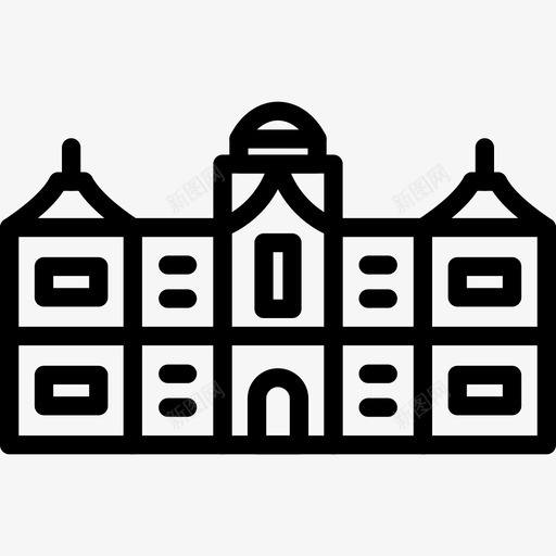 庄园住所图标svg_新图网 https://ixintu.com 住所 庄园