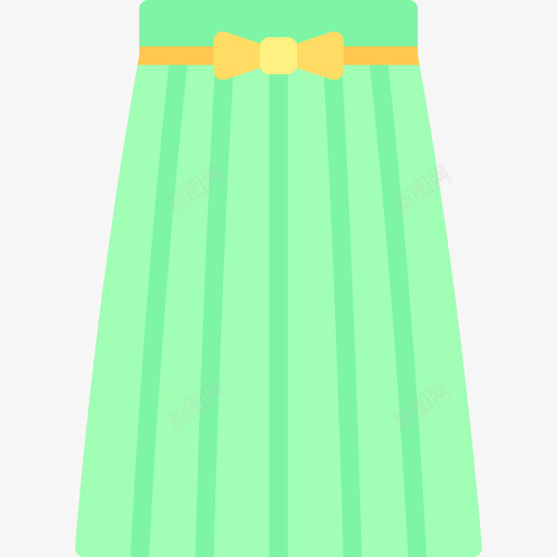 裙子衣服24件平的图标svg_新图网 https://ixintu.com 平的 衣服24件 裙子