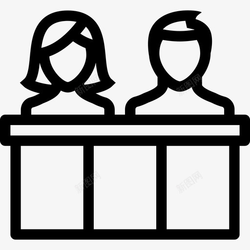 陪审团法律3直系图标svg_新图网 https://ixintu.com 法律3 直系 陪审团