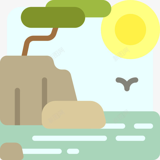 洛奇风景22平坦图标svg_新图网 https://ixintu.com 平坦 洛奇 风景22