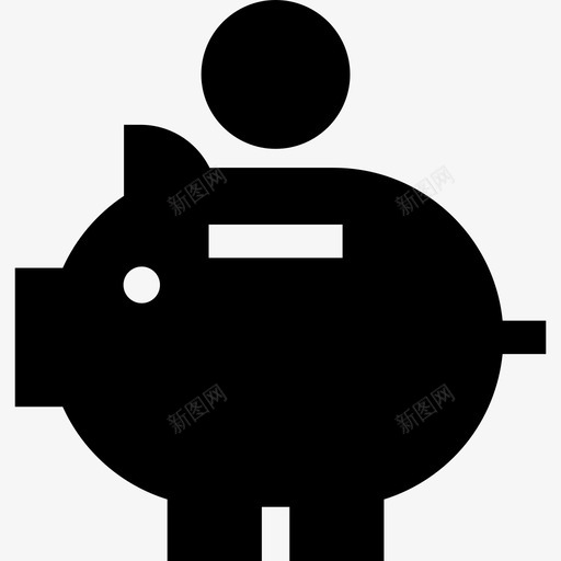 存钱罐财务3装满了图标svg_新图网 https://ixintu.com 存钱罐 装满了 财务3