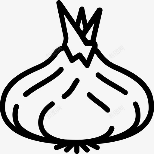 小葱美食3直系图标svg_新图网 https://ixintu.com 小葱 直系 美食3