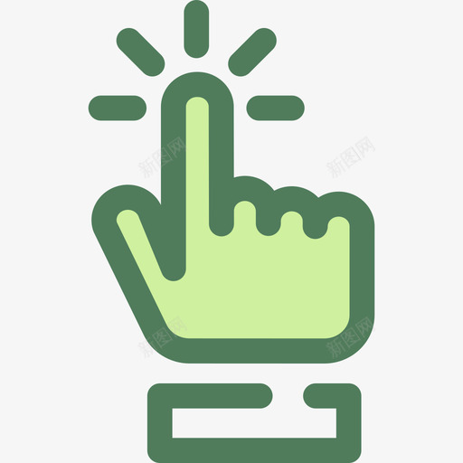 轻触web8绿色图标svg_新图网 https://ixintu.com web8 绿色 轻触
