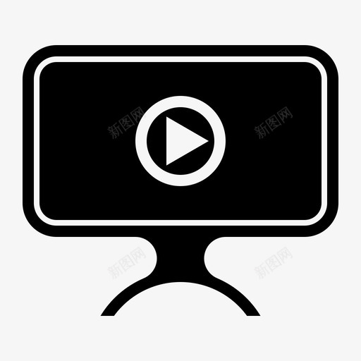 电脑显示器设备硬件图标svg_新图网 https://ixintu.com 外设 屏幕 电脑元件 电脑显示器 硬件 设备