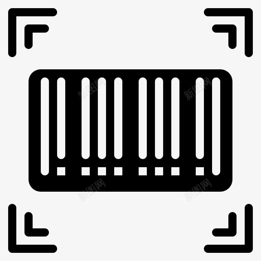 条形码价格产品图标svg_新图网 https://ixintu.com 产品 价格 扫描 条形码 购物