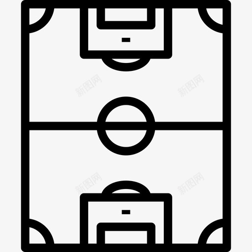 足球场足球2直线图标svg_新图网 https://ixintu.com 直线 足球2 足球场