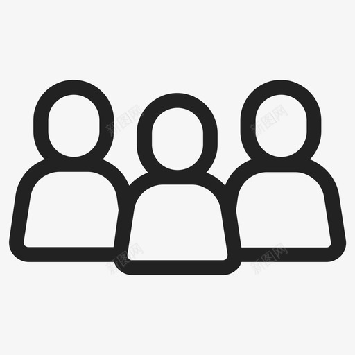 团体人团队图标svg_新图网 https://ixintu.com 人 团体 团队 工人