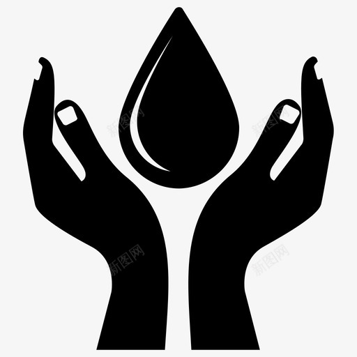 节约用水环境保护水资源保护图标svg_新图网 https://ixintu.com 全球变暖标志 水资源保护 环境保护 节约用水