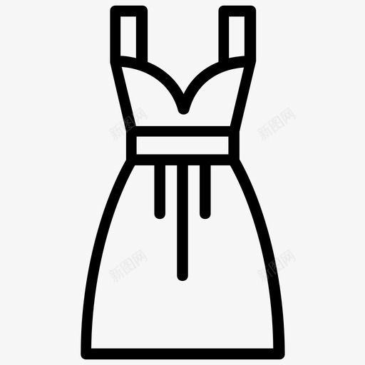 vestidocaipira巴西服装庆典礼服图标svg_新图网 https://ixintu.com festajunina元素系列图标 vestidocaipira vestidocapirana 传统服装 复古服装 巴西服装 庆典礼服