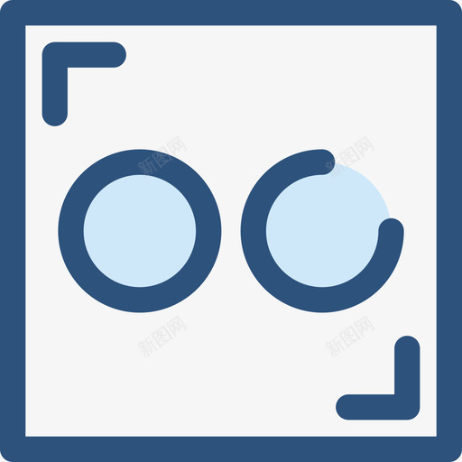 Flickr社交媒体18蓝色图标svg_新图网 https://ixintu.com Flickr 社交媒体18 蓝色