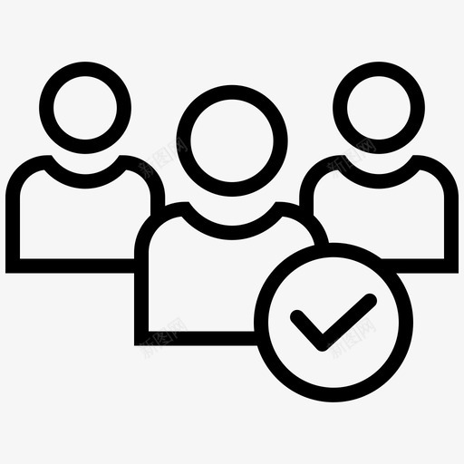 组组用户多个用户图标svg_新图网 https://ixintu.com 多个用户 组 组用户 配置文件用户
