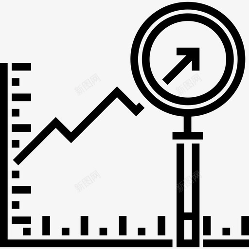 折线图业务20直线图标svg_新图网 https://ixintu.com 业务20 折线图 直线