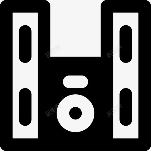 音响系统音乐11固态图标svg_新图网 https://ixintu.com 固态 音乐11 音响系统