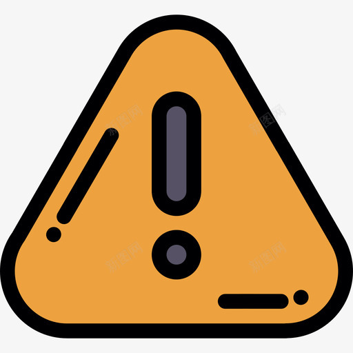 警告web安全2线性颜色图标svg_新图网 https://ixintu.com web安全2 线性颜色 警告
