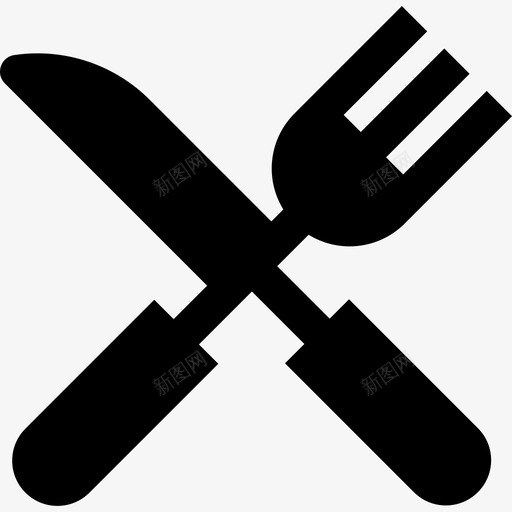 餐具健康生活方式7填充图标svg_新图网 https://ixintu.com 健康生活方式7 填充 餐具