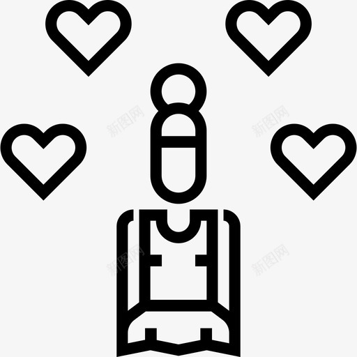 恋爱情人节12直系图标svg_新图网 https://ixintu.com 恋爱 情人节12 直系
