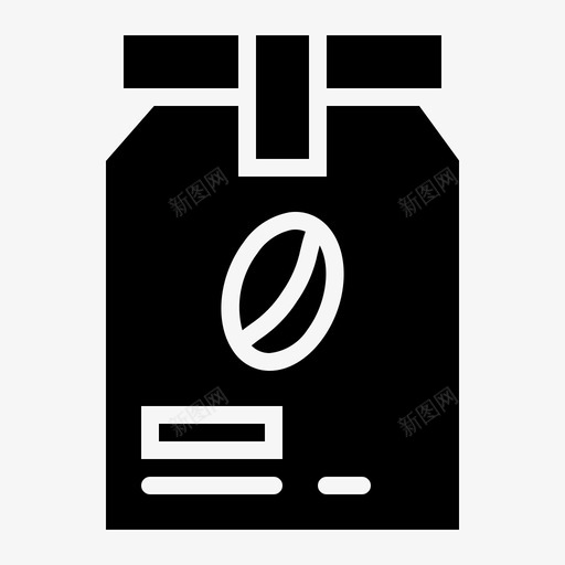 咖啡袋咖啡豆咖啡固体图标svg_新图网 https://ixintu.com 咖啡固体 咖啡袋 咖啡豆