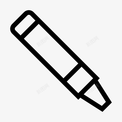蜡笔艺术色彩图标svg_新图网 https://ixintu.com 教育 材料 色彩 艺术 蜡笔