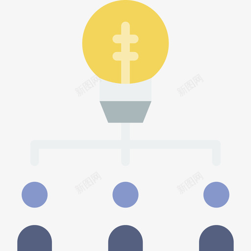 团队合作营销5平淡图标svg_新图网 https://ixintu.com 团队合作 平淡 营销5