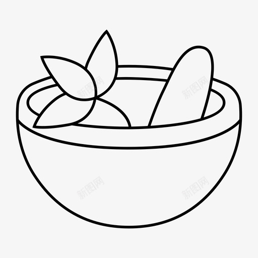 阿育吠陀治疗阿育吠陀碗图标svg_新图网 https://ixintu.com 健康 叶 碗 阿育吠陀 阿育吠陀治疗 顺势疗法