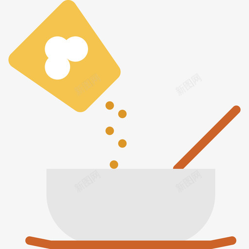 配料美食2扁平图标svg_新图网 https://ixintu.com 扁平 美食2 配料