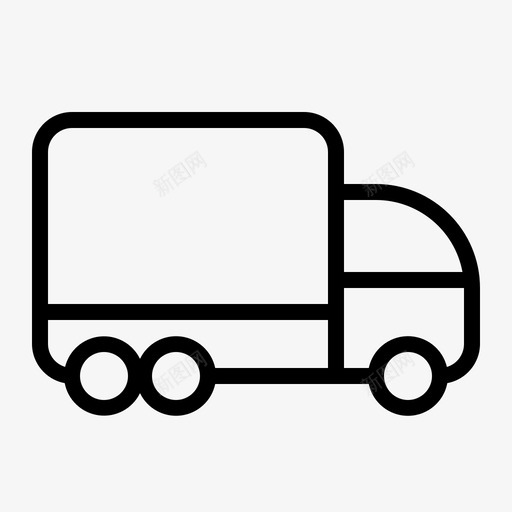 卡车道路运输图标svg_新图网 https://ixintu.com 卡车 旅行 车辆 车辆轮廓 运输 道路
