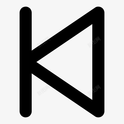 回放箭头媒体图标svg_新图网 https://ixintu.com 回放 基本图标所有尺寸 媒体 播放器 箭头