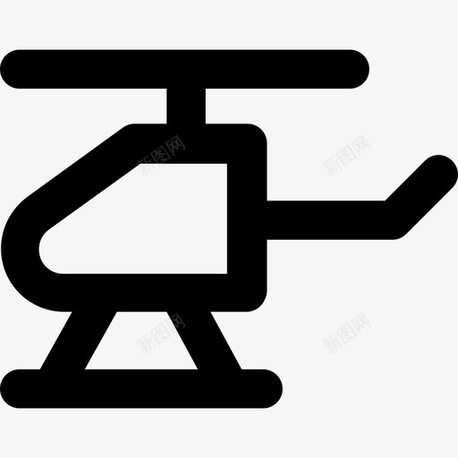 直升机工业2粗体圆形图标svg_新图网 https://ixintu.com 工业2 直升机 粗体圆形