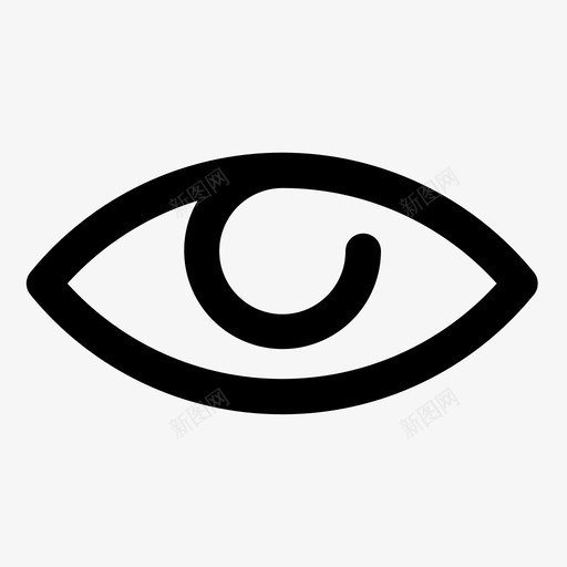 看显示简单的用户界面图标svg_新图网 https://ixintu.com 显示 看 简单的用户界面
