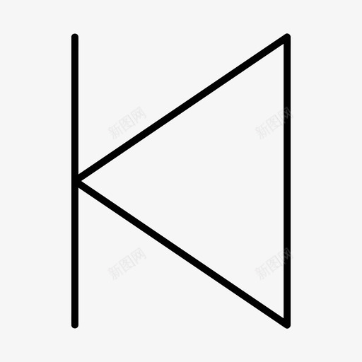 回放箭头媒体图标svg_新图网 https://ixintu.com 回放 基本图标所有尺寸 媒体 播放器 箭头