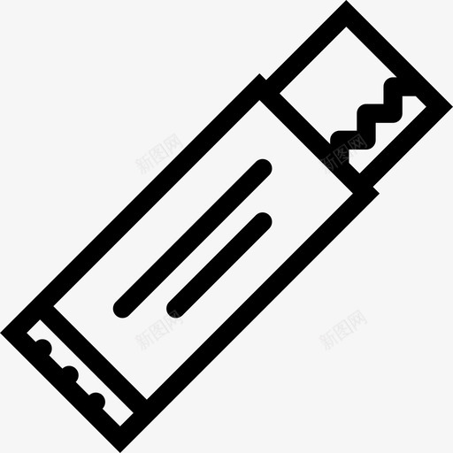 口香糖食品和饮料13线性图标svg_新图网 https://ixintu.com 口香糖 线性 食品和饮料13
