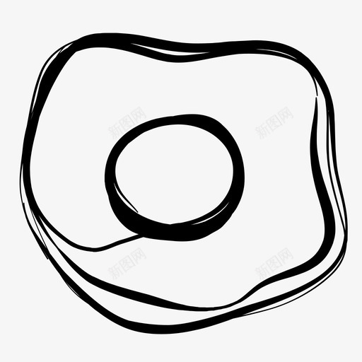 煎蛋烹饪食物图标svg_新图网 https://ixintu.com 手绘 烹饪 煎蛋 食物