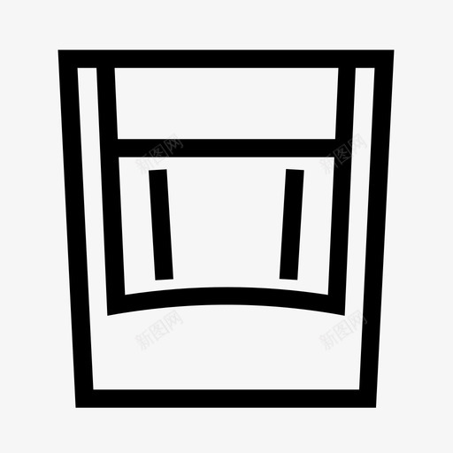 玻璃杯子酒杯图标svg_新图网 https://ixintu.com 杯子 玻璃 玻璃杯 玻璃杯图标 酒杯