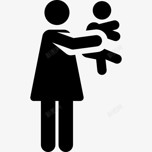 母性婴儿护理象形图填充图标svg_新图网 https://ixintu.com 填充 婴儿护理象形图 母性