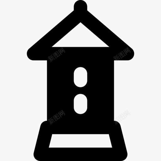 塔楼中世纪5实心图标svg_新图网 https://ixintu.com 中世纪5 塔楼 实心