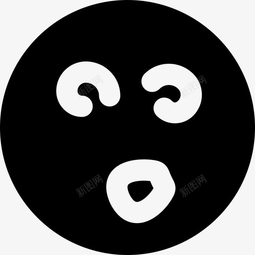 茫然表情符号集合3纯色图标svg_新图网 https://ixintu.com 纯色 茫然 表情符号集合3