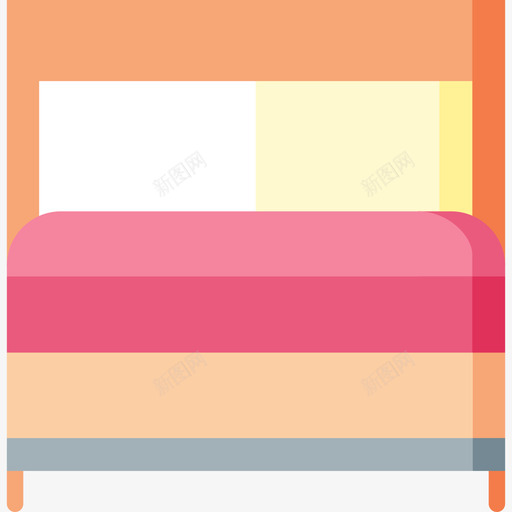 卧室家居用品2公寓图标svg_新图网 https://ixintu.com 公寓 卧室 家居用品2