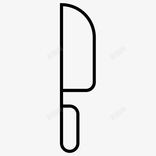 刀吃肉图标svg_新图网 https://ixintu.com 刀 切片 吃 肉
