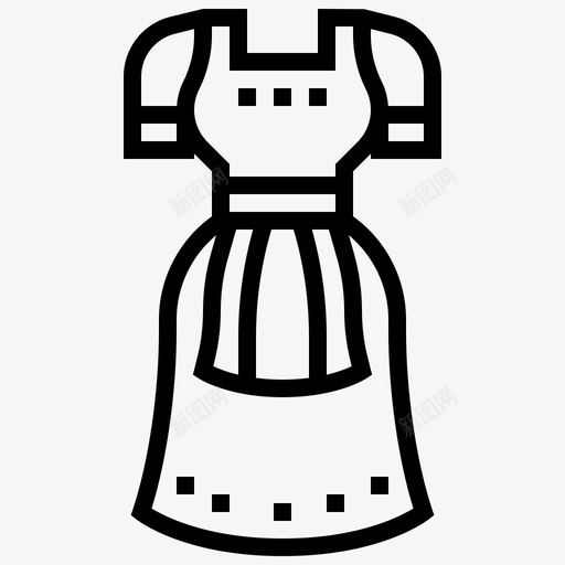 服装墨西哥制服图标svg_新图网 https://ixintu.com 制服 墨西哥 墨西哥符号线 服装