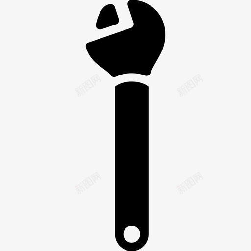 扳手8号工具填充图标svg_新图网 https://ixintu.com 8号工具 填充 扳手