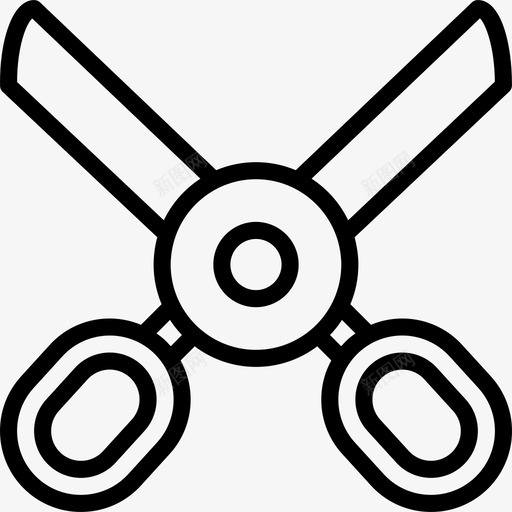 切割平面工具7线性图标svg_新图网 https://ixintu.com 切割 平面设计工具7 线性