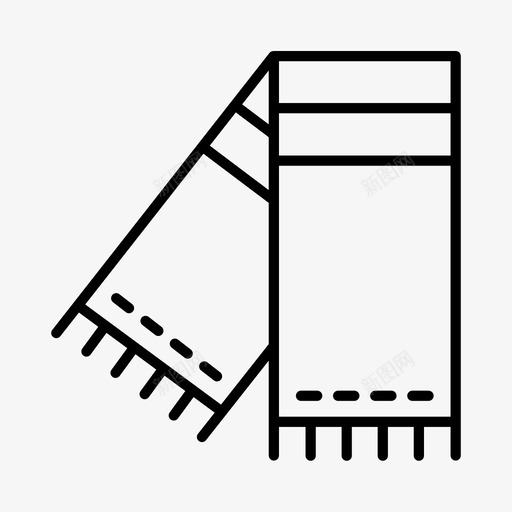 围巾高山北极图标svg_新图网 https://ixintu.com 冬天 北极 围巾 圣诞节 滑雪场 高山