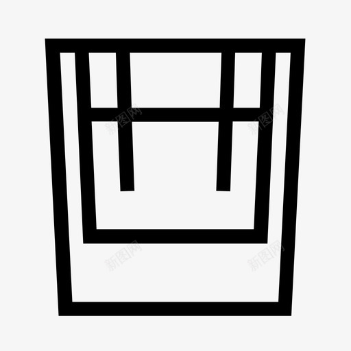 玻璃杯子酒杯图标svg_新图网 https://ixintu.com 杯子 玻璃 玻璃杯 玻璃杯图标 酒杯