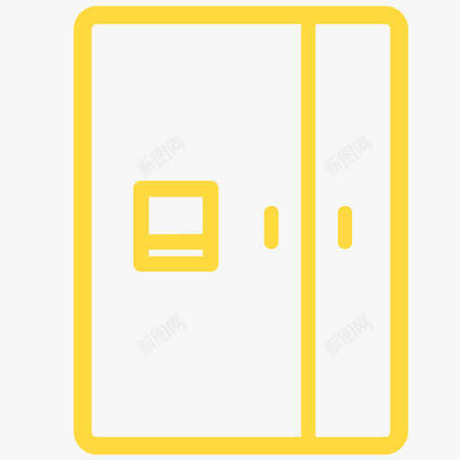 双开门冰箱 svg_新图网 https://ixintu.com 双开门冰箱 冰箱 (2)