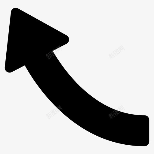 箭头点指向图标svg_新图网 https://ixintu.com 向上 基本箭头 指向 点 箭头